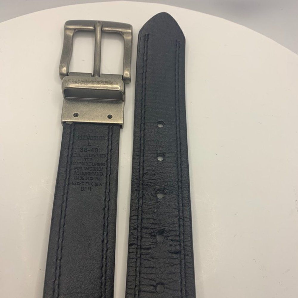 Levis Black and Brown Leather Reversible Belt